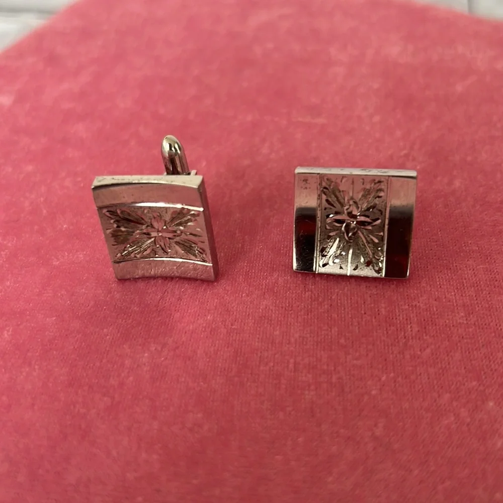 Lamode Sterling silver men’s cuff links
